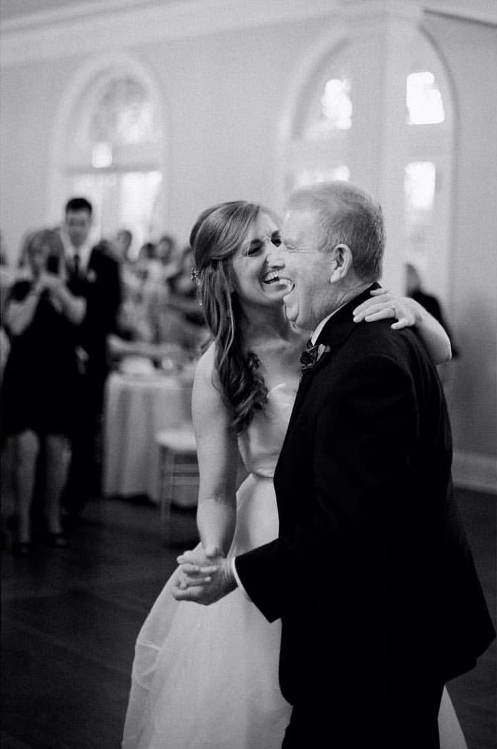 Tom and Megan dancing at her wedding